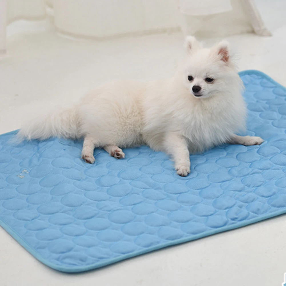 Pet Cooling Mat Pad Summer Dog Beds Mats Blue Pet Ice Pad Cool Cold Silk Moisture-Proof Cooler LINK Small Medium Large Dogs
Pet Cooling Mat Pad Summer Dog Beds Mats Blue Pet Ice Pad Cool Cold Silk Moisture-Proof Cooler LINK Small Medium Large Dogs