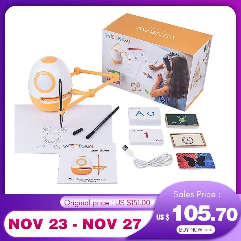 Wedraw Eggy Children Drawing Robot Genius Kit Learning Educational Tech Toys Electronic Pets Electronic Toys Color Random
Wedraw Eggy Children Drawing Robot Genius Kit Learning Educational Tech Toys Electronic Pets Electronic Toys Color Random