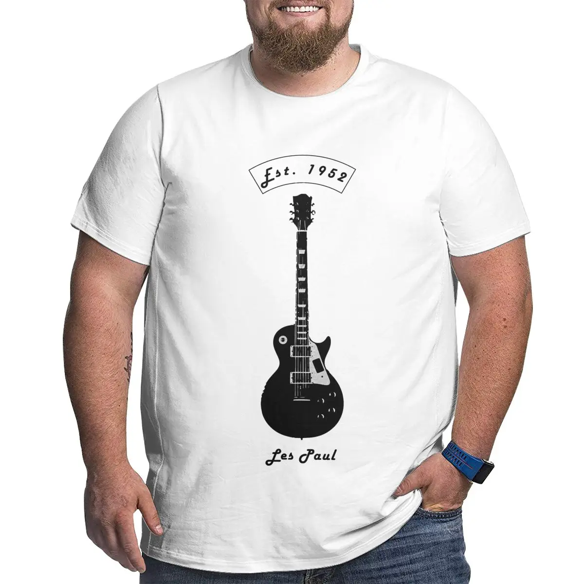 Draw The Black Guitar Fashion Logo Gibson 6xl Plus Size T-shirt for Men Big Tall Man Workout Shirts Large Clothing Father Gifts
Draw The Black Guitar Fashion Logo Gibson 6xl Plus Size T-shirt for Men Big Tall Man Workout Shirts Large Clothing Father Gifts