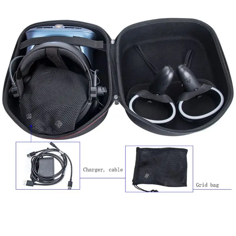 Storage Bag Hard EVA Carry Case for HTC VIVE Cosmos VR Virtual Reality Headset | Электроника