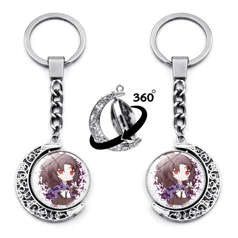 Cute Cartoon kimetsu no yaiba Keychain Cosplay Cute Charms 360 Degrees Rotated Moon Pendant Anime Keychains Metal Key Ring Women
Cute Cartoon kimetsu no yaiba Keychain Cosplay Cute Charms 360 Degrees Rotated Moon Pendant Anime Keychains Metal Key Ring Women
