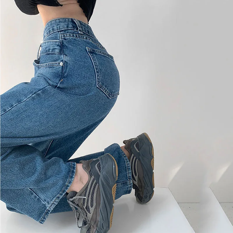 Casual Fashion Straight Denim High Waist Jeans Women Pants Fall Winter 2021 Harajuku Boyfriend Jeans Loose Basic Pants
Casual Fashion Straight Denim High Waist Jeans Women Pants Fall Winter 2021 Harajuku Boyfriend Jeans Loose Basic Pants