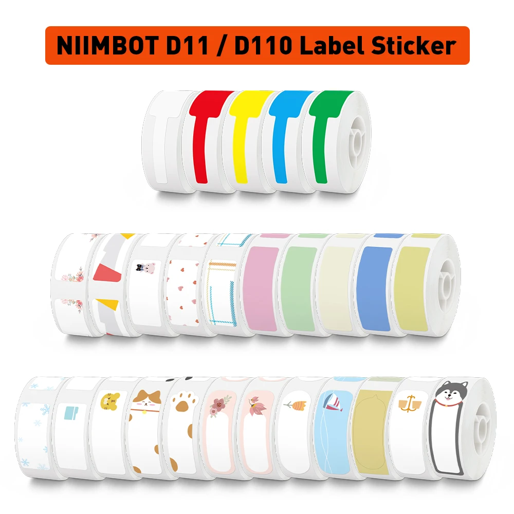 Niimbot D11 Thermal Printer D11 Label Paper D110 Sticker Paper self-adhesive Labels Waterproof D11 Cable Label D110 Typewriter
Niimbot D11 Thermal Printer D11 Label Paper D110 Sticker Paper self-adhesive Labels Waterproof D11 Cable Label D110 Typewriter