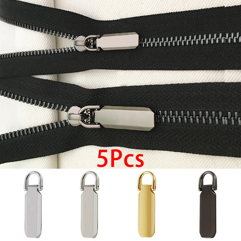 5PCS 3# 5# Metal Zipper Head Zip Puller Detachable Zipper Repair Kits DIY Handmade Craft Quilting Clothing Bags Supplies
5PCS 3# 5# Metal Zipper Head Zip Puller Detachable Zipper Repair Kits DIY Handmade Craft Quilting Clothing Bags Supplies