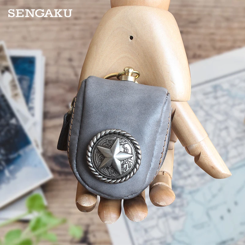 Vintage Genuine Leather Organizer Pocket With Zipper Small Mini Key Wallet Coin Purse Portable Storage Bag For Women, Men
Vintage Genuine Leather Organizer Pocket With Zipper Small Mini Key Wallet Coin Purse Portable Storage Bag For Women, Men