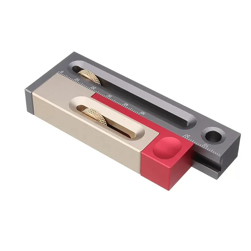 2020 Mortise Ruler Making Woodworking Tool Saw Slot Adjuster Measuring Instrument Regulator Seam Adjustment Table Controller
2020 Mortise Ruler Making Woodworking Tool Saw Slot Adjuster Measuring Instrument Regulator Seam Adjustment Table Controller