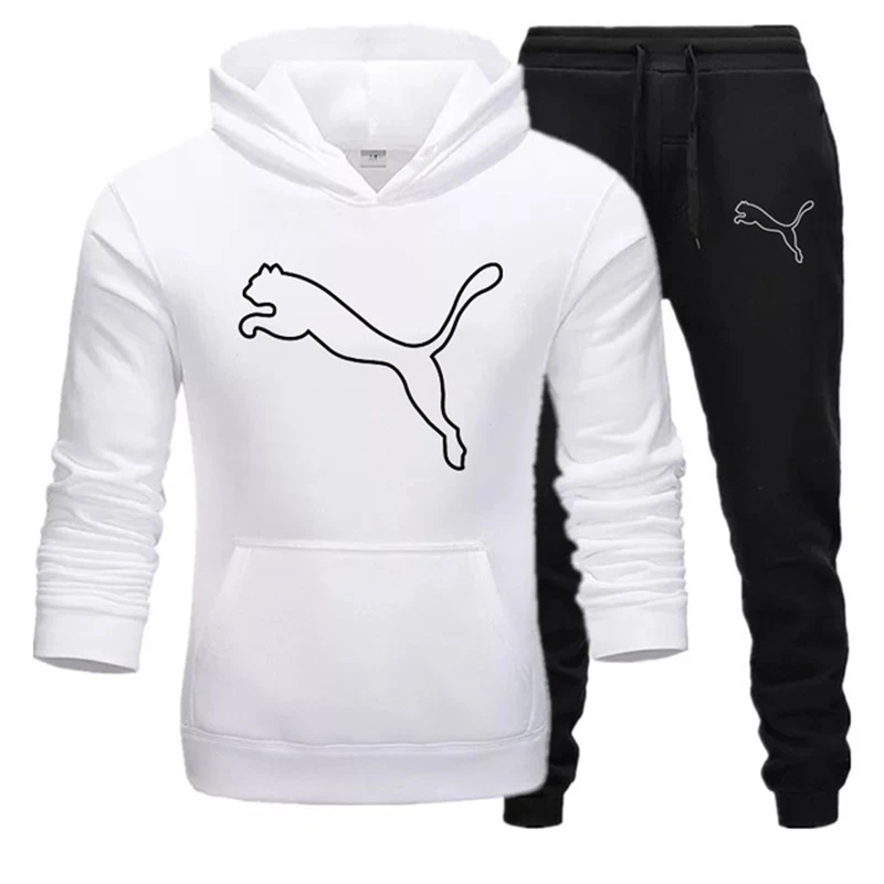 

2021 new autumn/winter men's suit hoodie + pants PUMA sportsuit casual sportswear track and field brand sportswear