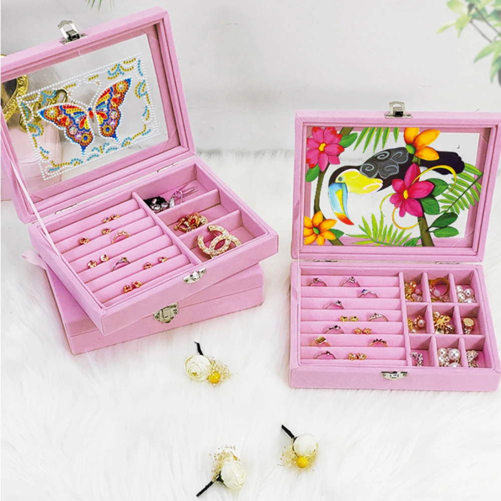 5D DIY Special Shaped Diamond Painting Jewelry Box Containers Desktop Home Decorative Craft Storage Organizer Case Gifts
5D DIY Special Shaped Diamond Painting Jewelry Box Containers Desktop Home Decorative Craft Storage Organizer Case Gifts