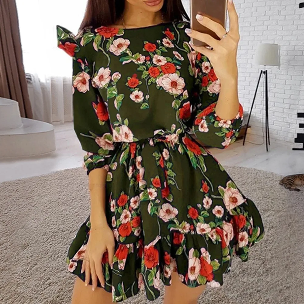 Spring Summer Women Casual O Neck Chiffon Printed Dress Long Sleeve Sexy A-line Dress Female Elegant Party Vestidos 2021
Spring Summer Women Casual O Neck Chiffon Printed Dress Long Sleeve Sexy A-line Dress Female Elegant Party Vestidos 2021