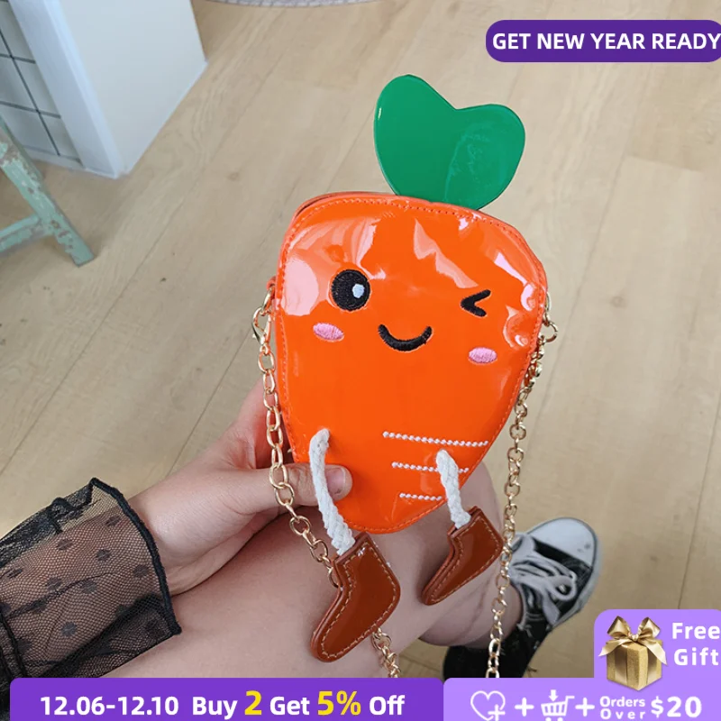 Cartoon Strawberry Girls Shoulder Crossbody Bags Cute Children's Coin Purse Wallet Patent Leather Baby Kids Mini Chain Handbags
Cartoon Strawberry Girls Shoulder Crossbody Bags Cute Children's Coin Purse Wallet Patent Leather Baby Kids Mini Chain Handbags