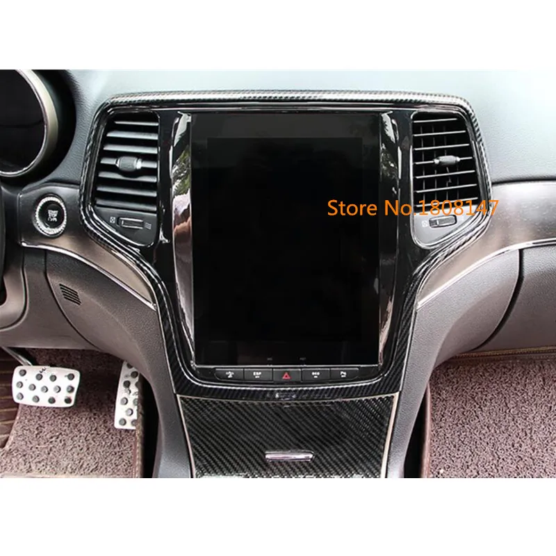 Car Garnish Trim Carbon Fibre Center Console Decoration Navigation Box 1pcs For Jeep Grand Cherokee 2014 2015 2016 2017 2018
Car Garnish Trim Carbon Fibre Center Console Decoration Navigation Box 1pcs For Jeep Grand Cherokee 2014 2015 2016 2017 2018
