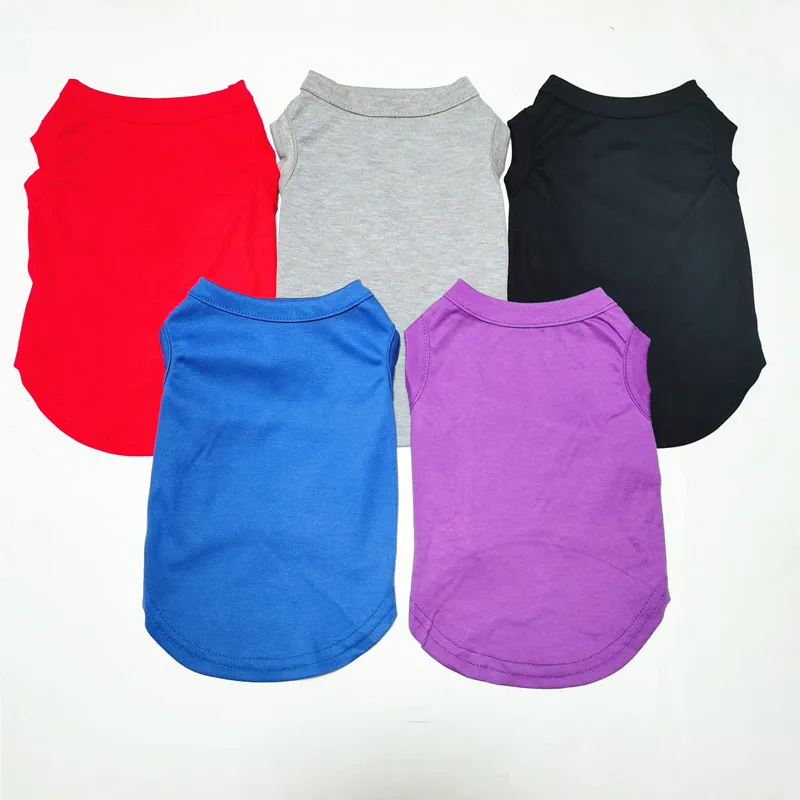 Multicolor Plain Dog T-Shirt White DIY Customize Ropa De Perro Plain Dog T-Shirts Summer XS-3XL Spring Summer Gray Black Apparel
Multicolor Plain Dog T-Shirt White DIY Customize Ropa De Perro Plain Dog T-Shirts Summer XS-3XL Spring Summer Gray Black Apparel