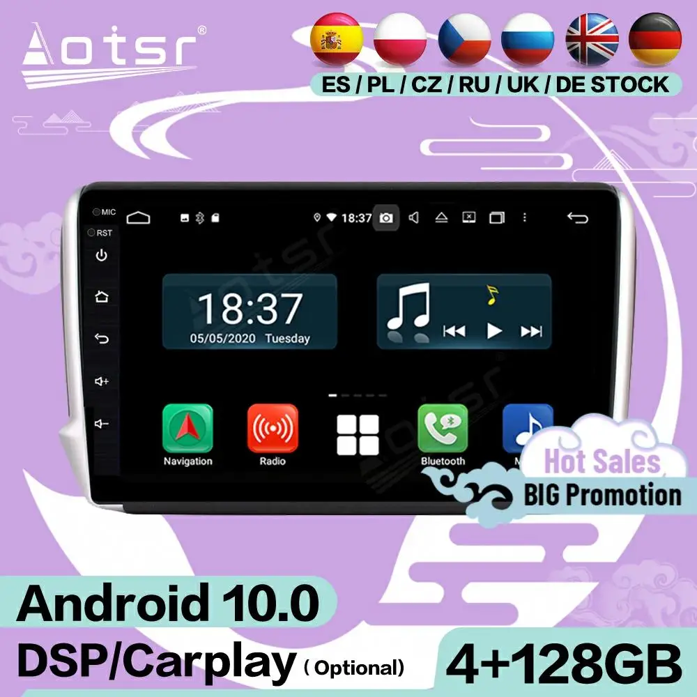 Carplay мультимедийная стереосистема Android 10,0 для Citroen Peugeot 2008 2014 2015 2016 GPS Видео аудио радио приемник рекордер головное устройство
Carplay мультимедийная стереосистема Android 10,0 для Citroen Peugeot 2008 2014 2015 2016 GPS Видео аудио радио приемник рекордер головное устройство