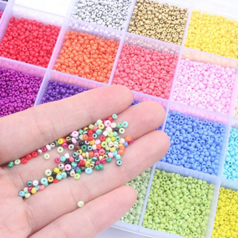 Glass Seed Beads 2mm Jewelry Beads 24 Kinds of Opaque Color Bracelet Necklace DIY Crafts
Glass Seed Beads 2mm Jewelry Beads 24 Kinds of Opaque Color Bracelet Necklace DIY Crafts