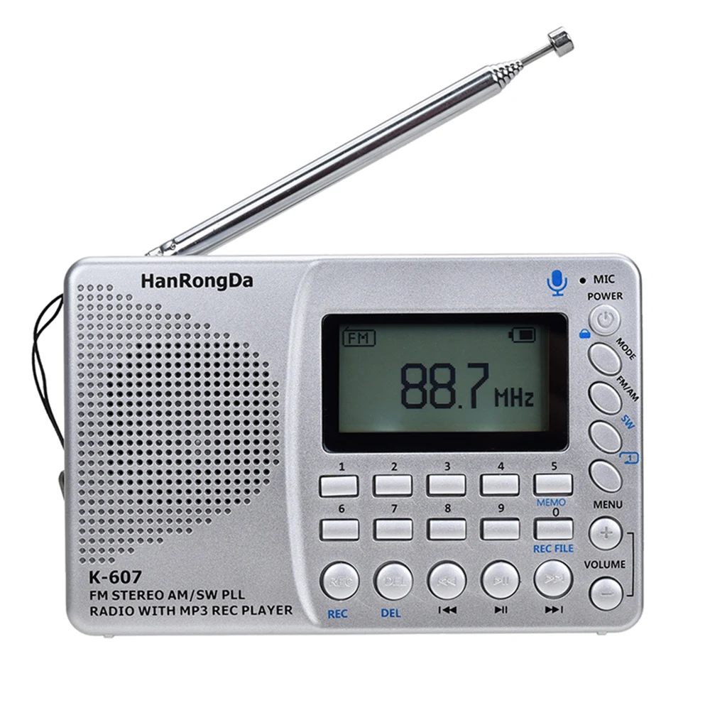 Radio AM/FM/SW/TF Mini Portable Pocket Radio MP3 Digital Recorder Support TF Card USB REC Full Band Radio Recorder Sleep Time
Radio AM/FM/SW/TF Mini Portable Pocket Radio MP3 Digital Recorder Support TF Card USB REC Full Band Radio Recorder Sleep Time