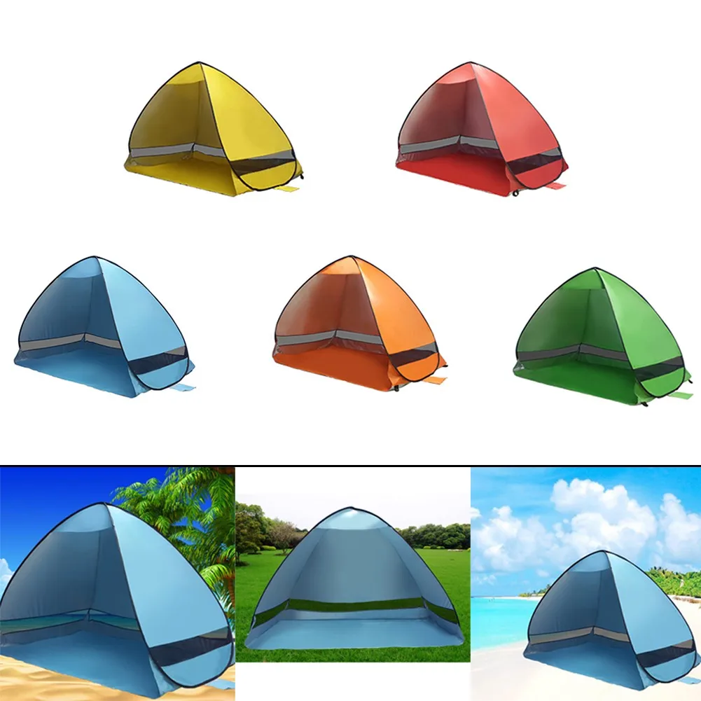 Automatic Building-free Camping Beach Shade Tent 190T Silver-plated Polyester Cloth Hiking/expedition Outdoor UV Protection Tent
Automatic Building-free Camping Beach Shade Tent 190T Silver-plated Polyester Cloth Hiking/expedition Outdoor UV Protection Tent