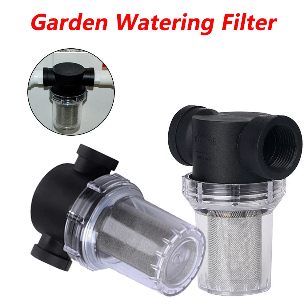 1/2'' 3/4'' 1'' Garden Hose Filter Plastic Transparent Irrigation System Impurity Filter Aquaculture Household Water Pipe Filter
1/2'' 3/4'' 1'' Garden Hose Filter Plastic Transparent Irrigation System Impurity Filter Aquaculture Household Water Pipe Filter