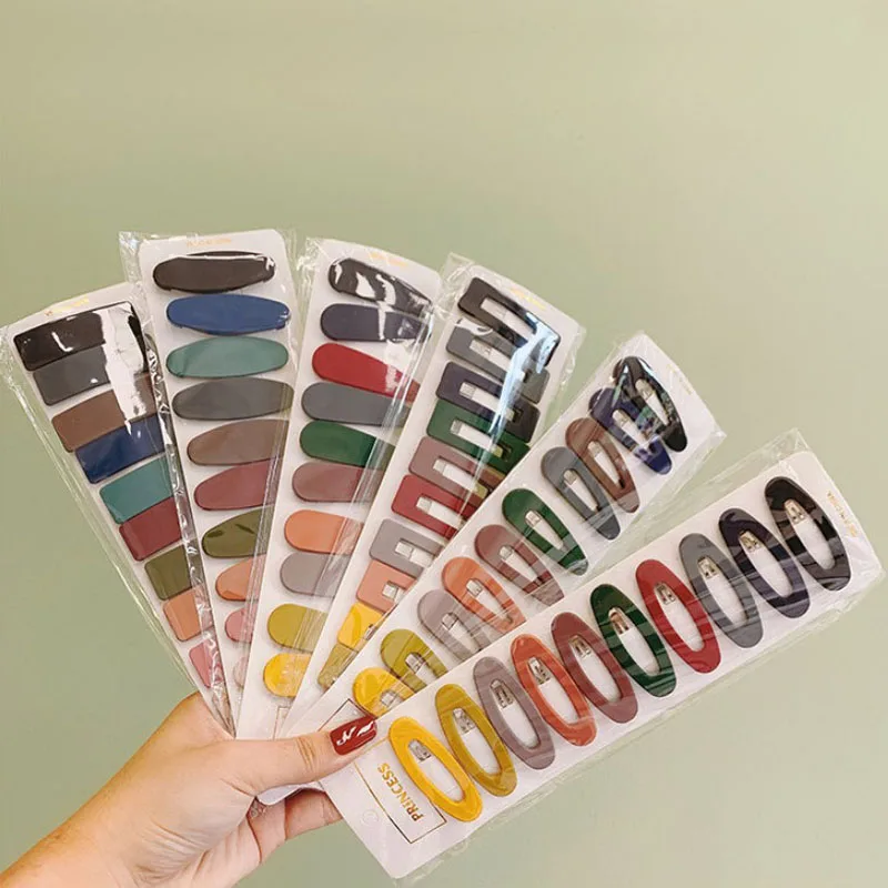 Lot 10Pcs BB Hairpins Women Girls Candy Color Square Hair Clip Barrettes Hair Holder Styling Tools Accessories
Lot 10Pcs BB Hairpins Women Girls Candy Color Square Hair Clip Barrettes Hair Holder Styling Tools Accessories