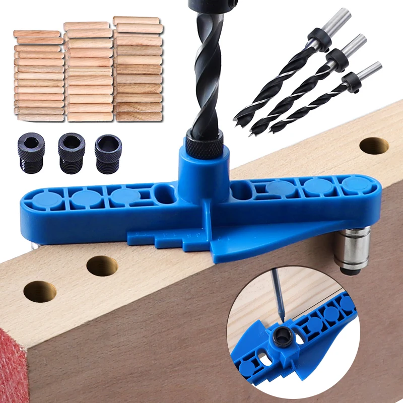 Woodworking Pocket Hole Jig 6/8/10mm Self-centering Scriber Doweling Jig Drill Guide Locator Hole Puncher Carpentry Tool New
Woodworking Pocket Hole Jig 6/8/10mm Self-centering Scriber Doweling Jig Drill Guide Locator Hole Puncher Carpentry Tool New