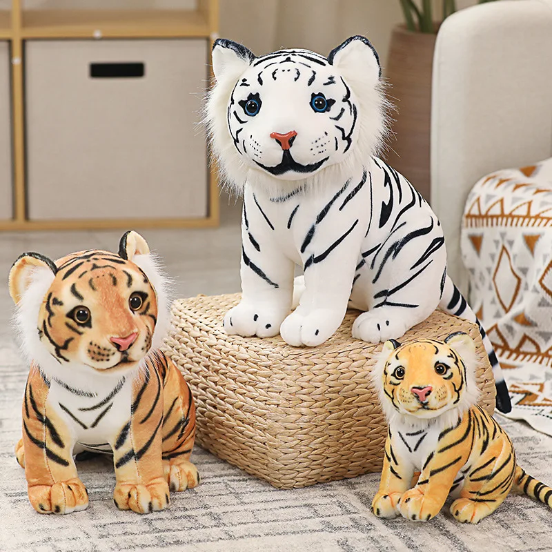 1pc 25-55CM Lifelike Sit Tiger Plush Toy Soft Wild Animal Simulated Tiger Jaguar Doll Children Kids Christmas Gift Home Decor
1pc 25-55CM Lifelike Sit Tiger Plush Toy Soft Wild Animal Simulated Tiger Jaguar Doll Children Kids Christmas Gift Home Decor