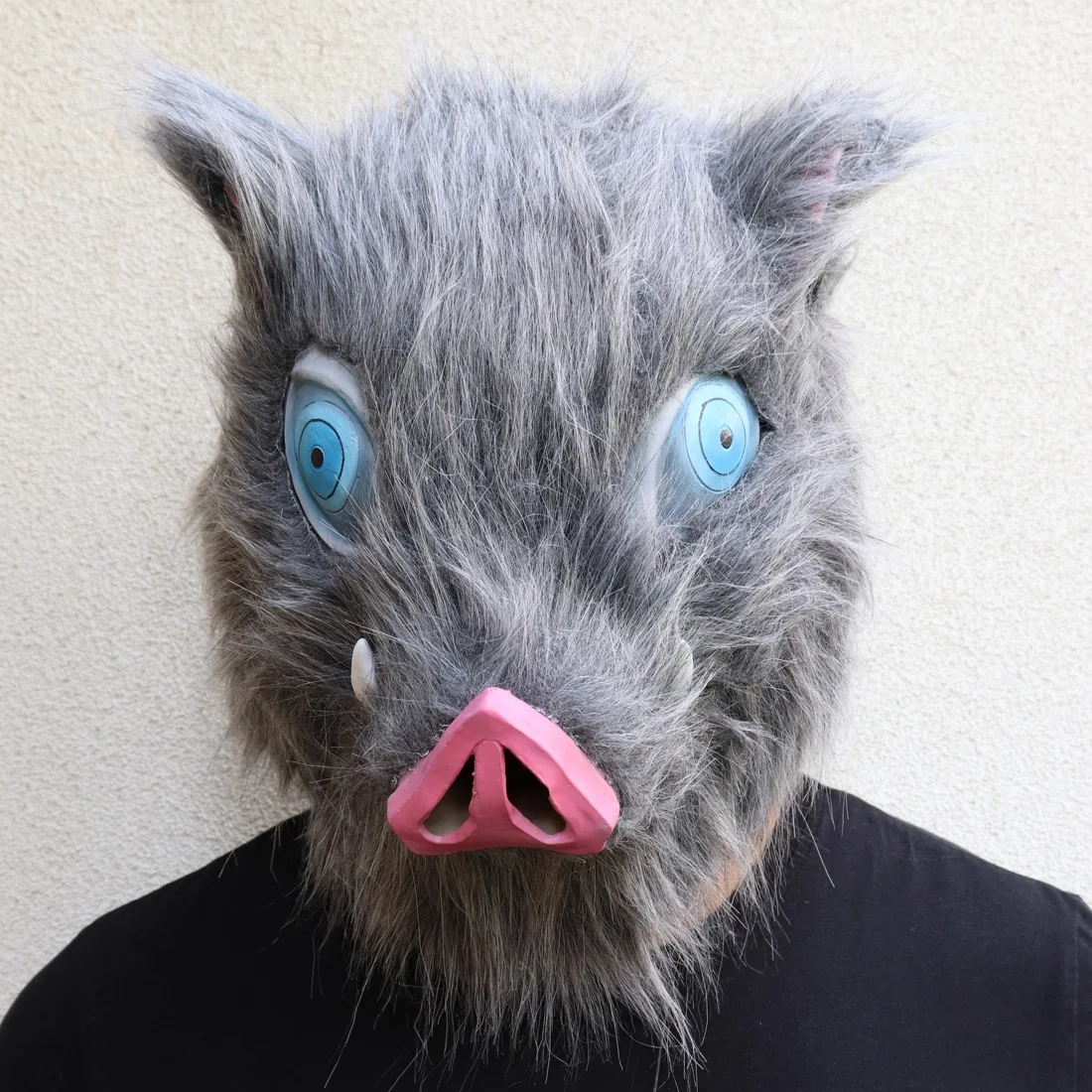 Ghost Blade Mask Head Cover Pig Head Mask Japanese Anime Performance Prop for Halloween Halloween Fashion Cosplay Anime Mask
Ghost Blade Mask Head Cover Pig Head Mask Japanese Anime Performance Prop for Halloween Halloween Fashion Cosplay Anime Mask