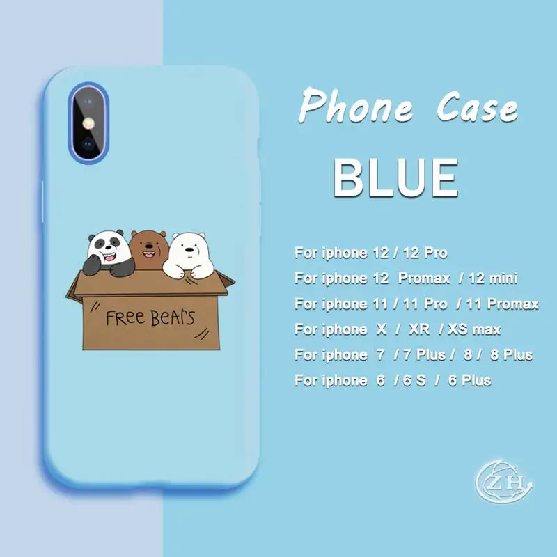 We Bare Ice Bear Pandas Phone Case Soft Case For IPhone 12 11 Pro Max XS XR 8 7 6s Plus 11Pro 7Plus 8Plus 
We Bare Ice Bear Pandas Phone Case Soft Case For IPhone 12 11 Pro Max XS XR 8 7 6s Plus 11Pro 7Plus 8Plus