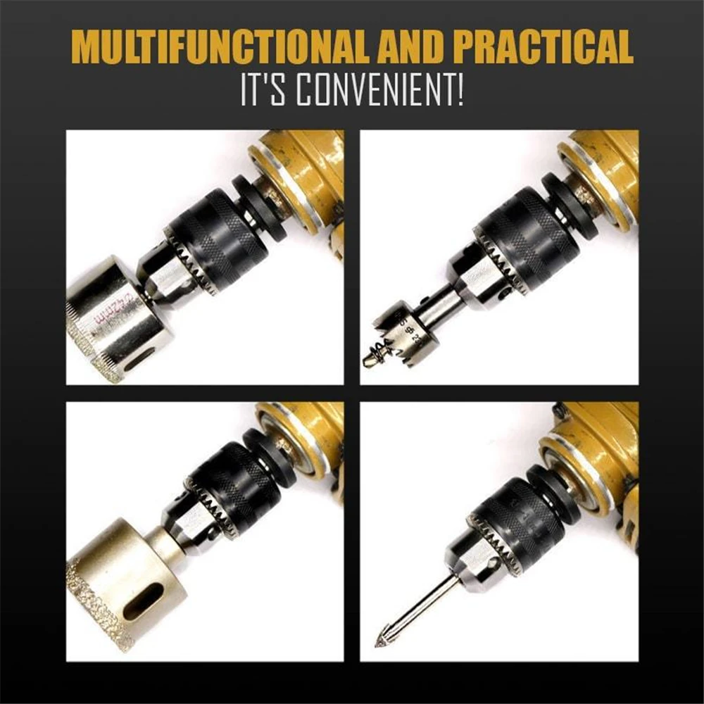Drill Convert Adapter Holder Supplies Tungsten Steel Angle Grinder Metal Parts Firmly Three-jaw Chunk Design Conversion Head
Drill Convert Adapter Holder Supplies Tungsten Steel Angle Grinder Metal Parts Firmly Three-jaw Chunk Design Conversion Head