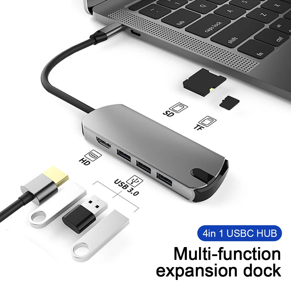 6 в 1, адаптер Type-C для ноутбука и телефона
6 в 1, адаптер Type-C для ноутбука и телефона