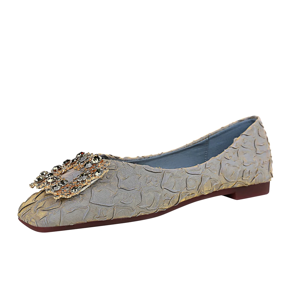 INS Korean Women's Shoes Fashion All-match Shallow Mouth Square Toe Rhinestone Four Seasons Flat Shoes Comfortable Soft Bottom
INS Korean Women's Shoes Fashion All-match Shallow Mouth Square Toe Rhinestone Four Seasons Flat Shoes Comfortable Soft Bottom