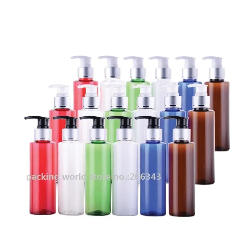100ml plastic PET BOTTLE with black/transparen/white pressp pump, matt silver collar for lotion, serum shampoo gel scrub using
100ml plastic PET BOTTLE with black/transparen/white pressp pump, matt silver collar for lotion, serum shampoo gel scrub using