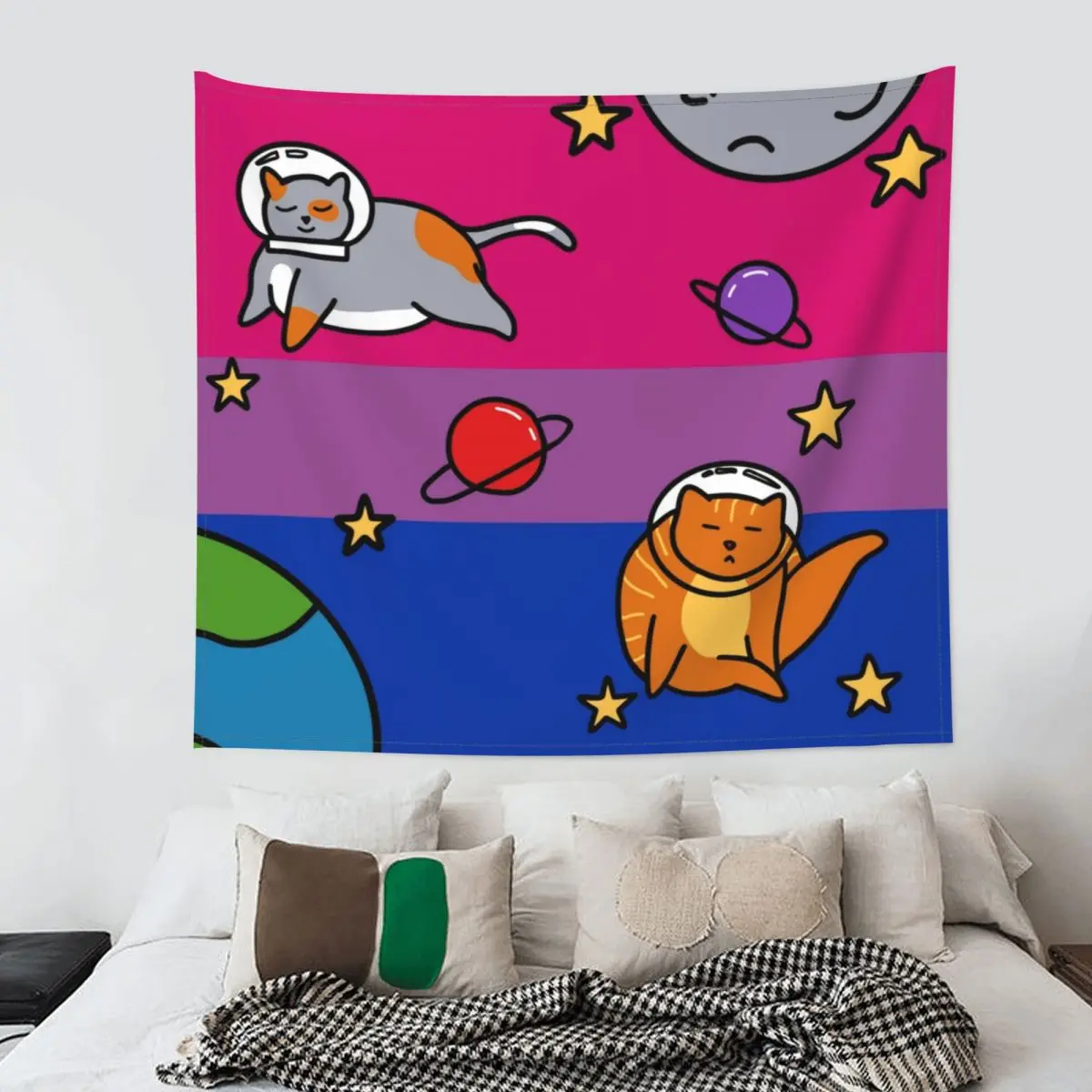 Kitty Kawaii Space Cat Tapestry Colorful Polyester Wall Hanging Animal Wall Decor Curtain Witchcraft Tapestries
Kitty Kawaii Space Cat Tapestry Colorful Polyester Wall Hanging Animal Wall Decor Curtain Witchcraft Tapestries