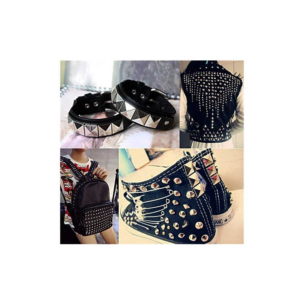 Silver Rivets Punk Spike Rivet Cone Studs Spikes For Clothe Screwback DIY Craft Cool Punk Garment Rivets For Leather /Bag/Shoes
Silver Rivets Punk Spike Rivet Cone Studs Spikes For Clothe Screwback DIY Craft Cool Punk Garment Rivets For Leather /Bag/Shoes