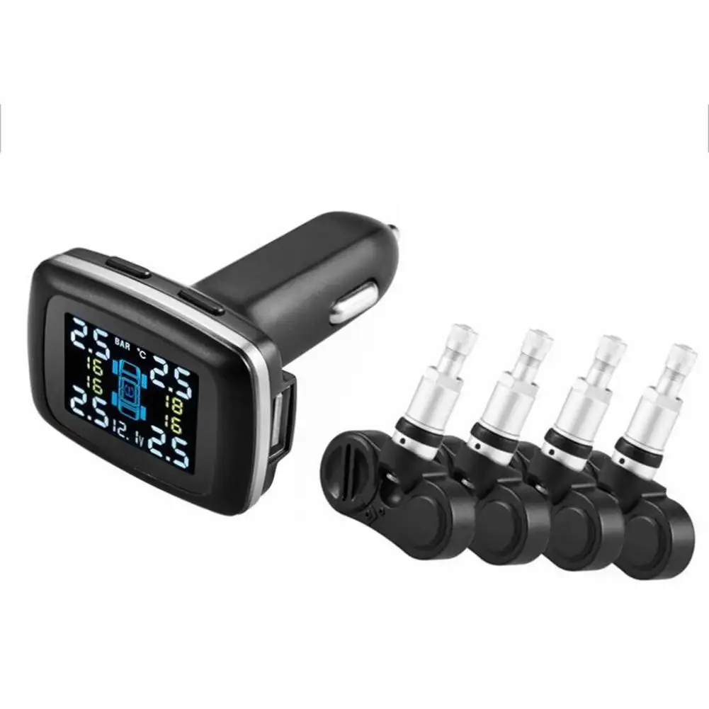 TPMS имеет USB-разъем в мониторе ЖК-монитор системы мониторинга давления с 4