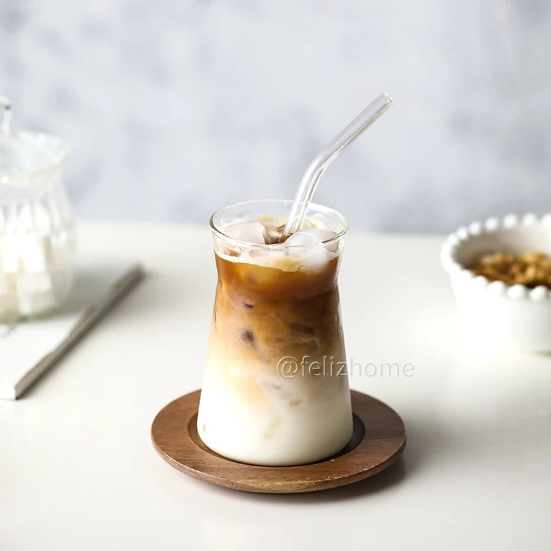 Handmade Glass Bottle Creative Ice Latte Coffee Glass Cup Heat-Resistant and Microwavable Glass Water Bottle for Juice,Milk,Tea
Handmade Glass Bottle Creative Ice Latte Coffee Glass Cup Heat-Resistant and Microwavable Glass Water Bottle for Juice,Milk,Tea