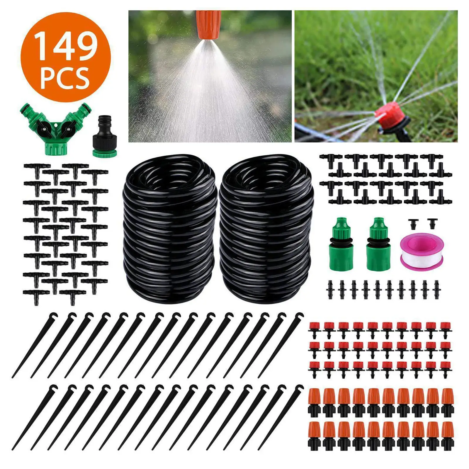 30M Drip Irrigation Automatic Micro Irrigation Kit Garden Irrigation System
30M Drip Irrigation Automatic Micro Irrigation Kit Garden Irrigation System