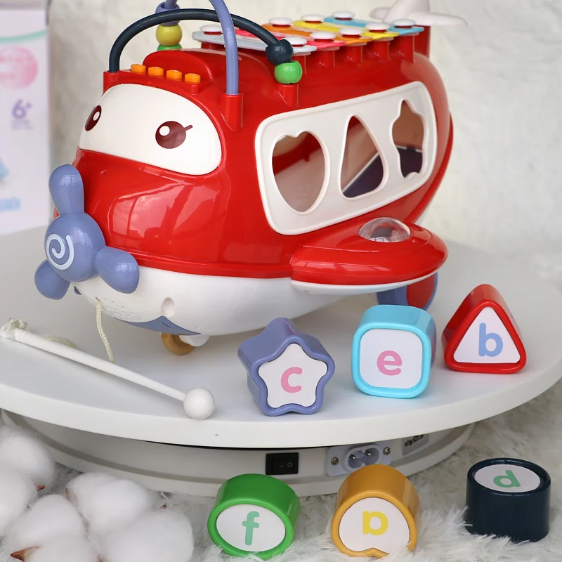 Baby Toys Multifunction Early Educational Car Toys Learning Music 5 in 1 Plane Plastic Blocks Round Beads Kids Birthday Gift
Baby Toys Multifunction Early Educational Car Toys Learning Music 5 in 1 Plane Plastic Blocks Round Beads Kids Birthday Gift