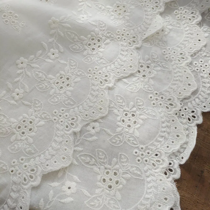 Five-leaf Flower Rice Cotton Hollow Embroidery Lace Edge Fabric Trim Children's Designer Doll Accessorie Handmade DIY Decoration
Five-leaf Flower Rice Cotton Hollow Embroidery Lace Edge Fabric Trim Children's Designer Doll Accessorie Handmade DIY Decoration