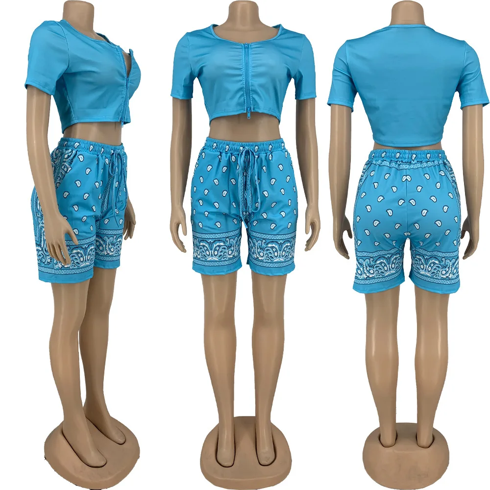 Two Piece Set Women Summer Suit Street Trendsetter Hip Hop Cashew Print Set Leisure Travel Seaside Resort Shorts Set 5 Colors
Two Piece Set Women Summer Suit Street Trendsetter Hip Hop Cashew Print Set Leisure Travel Seaside Resort Shorts Set 5 Colors
