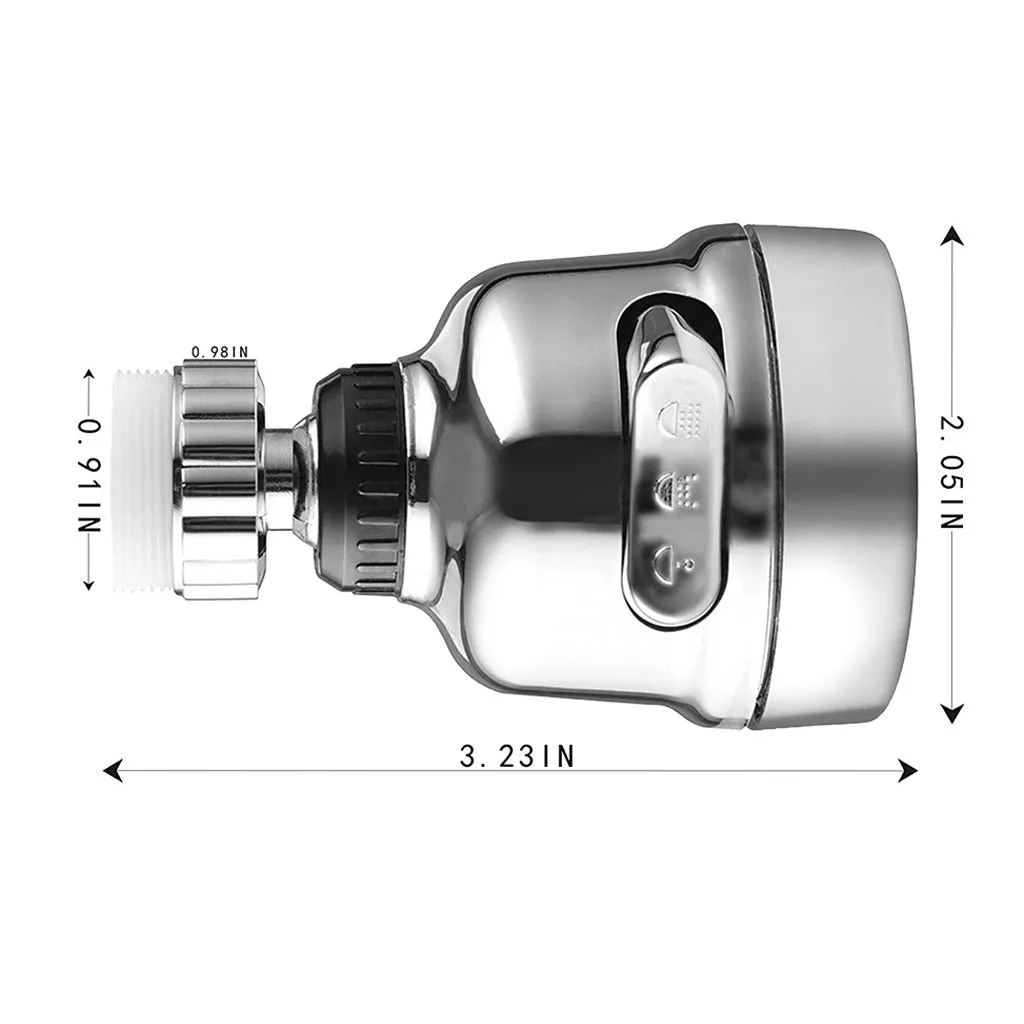 3 Speed Rotatable Faucet Water Saving Swivel Kitchen Bathroom Faucet Tap Adapter Aerator Shower Head Filter Nozzle Connector
3 Speed Rotatable Faucet Water Saving Swivel Kitchen Bathroom Faucet Tap Adapter Aerator Shower Head Filter Nozzle Connector