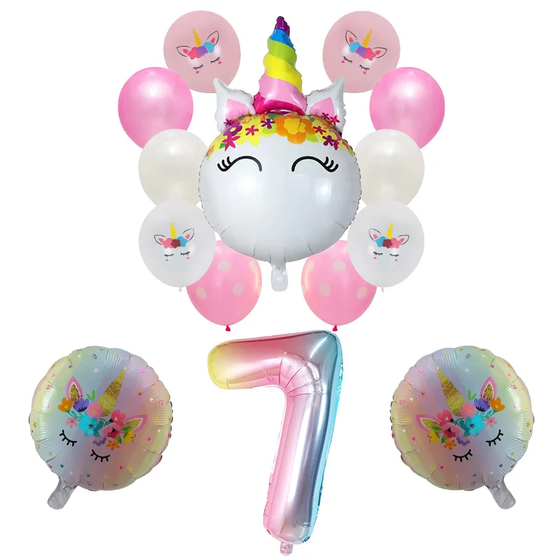 14pcs/lot Rainbow Unicorn Balloon Ball Globos Number 1 2 3 4 5 6 Birthday Party Decorations Kids Unicorn Party Wedding Balloons
14pcs/lot Rainbow Unicorn Balloon Ball Globos Number 1 2 3 4 5 6 Birthday Party Decorations Kids Unicorn Party Wedding Balloons