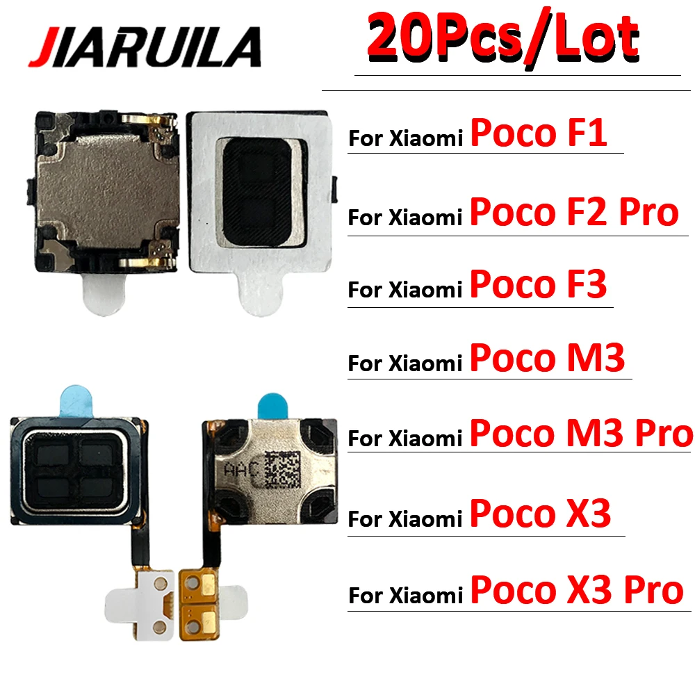 20Pcs,Original Earpiece Speaker For Xiaomi Poco F1 F2 F3 M3 X3 Pro Ear Speaker Earpiece Ear-Speaker Cell phone parts replacemen
20Pcs,Original Earpiece Speaker For Xiaomi Poco F1 F2 F3 M3 X3 Pro Ear Speaker Earpiece Ear-Speaker Cell phone parts replacemen