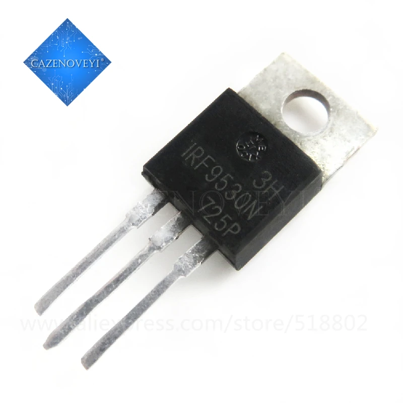 1pcs/lot IRF9530NPBF IRF9530N IRF9530 100V 14A TO-220 In Stock | Электронные компоненты и принадлежности