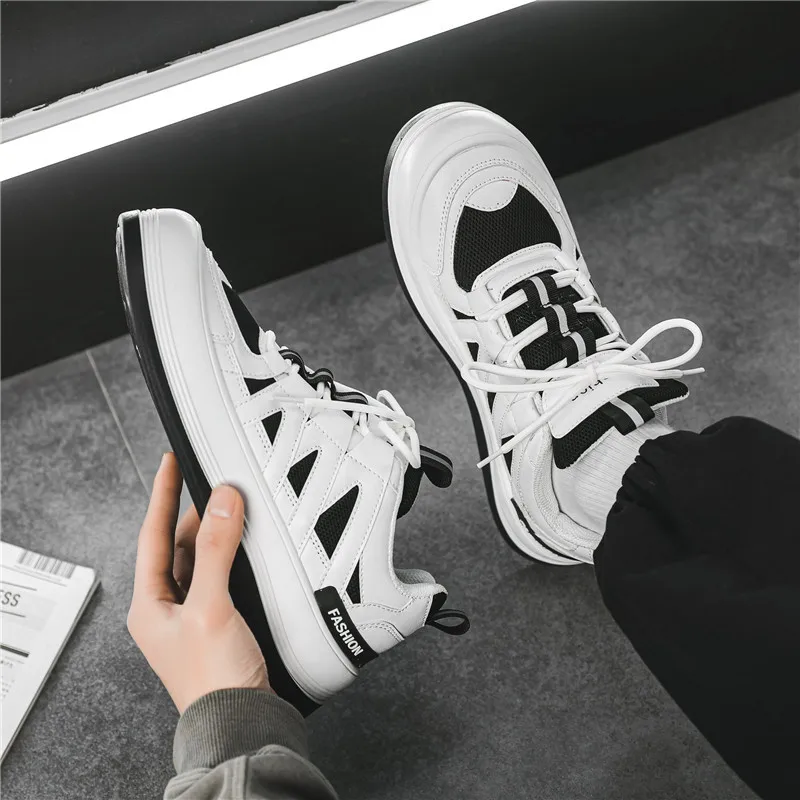 New Sports Running Shoes Outdoor Breathable Non-slip Lace-up Mesh Shoes Round Toe Low-top Thick-soled Casual Men's Shoes
New Sports Running Shoes Outdoor Breathable Non-slip Lace-up Mesh Shoes Round Toe Low-top Thick-soled Casual Men's Shoes