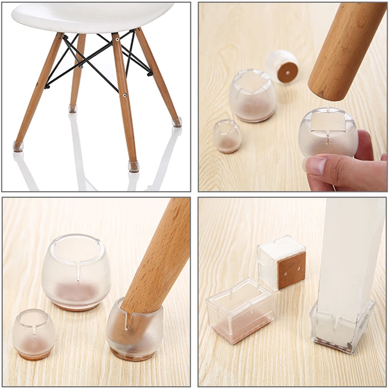 8Pcs Silicone Table Chair Leg Mat Non-Slip Table Chair Leg Caps Foot Protection Bottom Cover Pads Wood Floor Protectors 
8Pcs Silicone Table Chair Leg Mat Non-Slip Table Chair Leg Caps Foot Protection Bottom Cover Pads Wood Floor Protectors