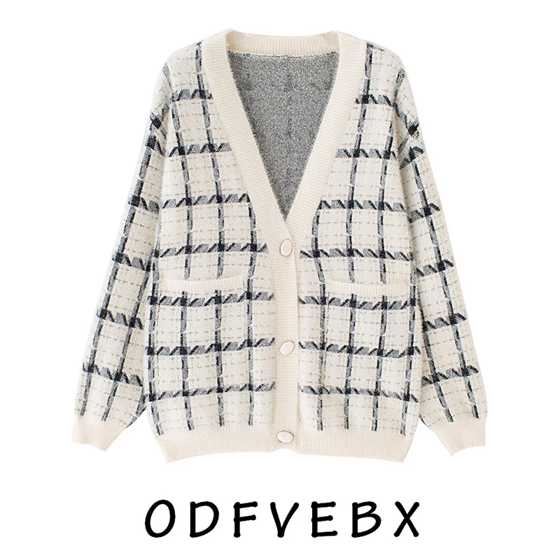 Knitted Cardigan Sweater Jacket Women Mid-Length Loose Cardigan Coat Spring Fall New Mink Fleece Jacket Female Knitted Sweater
Knitted Cardigan Sweater Jacket Women Mid-Length Loose Cardigan Coat Spring Fall New Mink Fleece Jacket Female Knitted Sweater