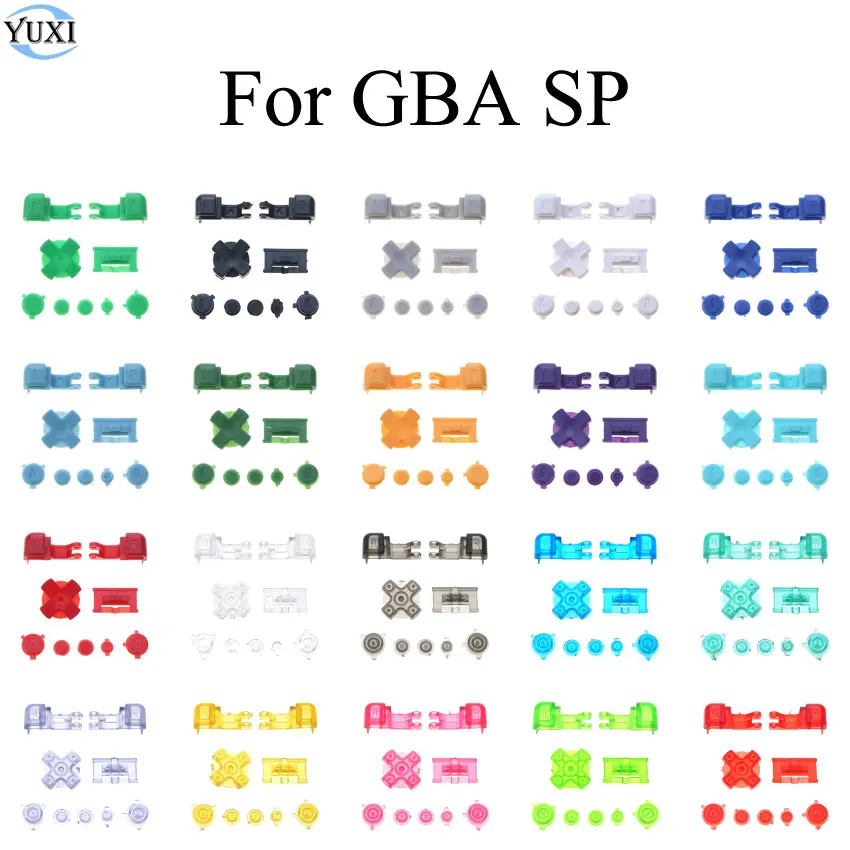 YuXi Full Set Buttons A B L R LR Button Power On Off Volume Button D-Pad Key For Gameboy Advance SP For GBA SP Console
YuXi Full Set Buttons A B L R LR Button Power On Off Volume Button D-Pad Key For Gameboy Advance SP For GBA SP Console