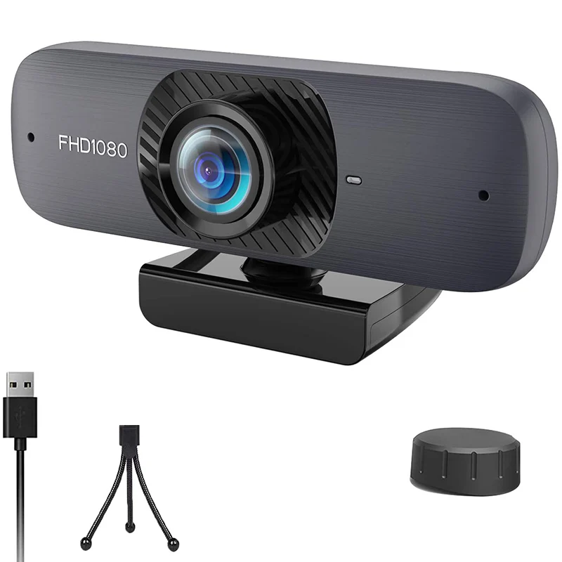 Webcam, 1080P Full Hd Webcam with Microphone & Privacy Cover, Plug and Play Usb 2.0 Desktop Laptop Computer Web Camera
Webcam, 1080P Full Hd Webcam with Microphone & Privacy Cover, Plug and Play Usb 2.0 Desktop Laptop Computer Web Camera