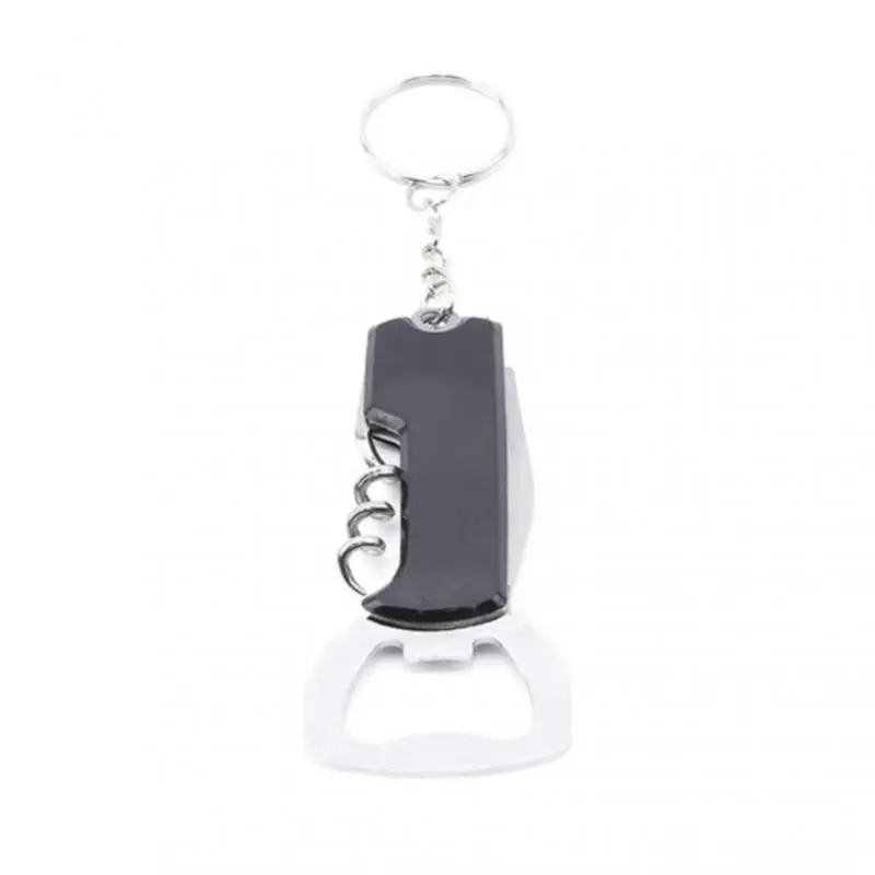 Creative Keychain Beer Bottle Opener Stainless Steel Multifunctional Handle Opener Portable Wine Beer Opener Corkscrew Bar Tools
Creative Keychain Beer Bottle Opener Stainless Steel Multifunctional Handle Opener Portable Wine Beer Opener Corkscrew Bar Tools
