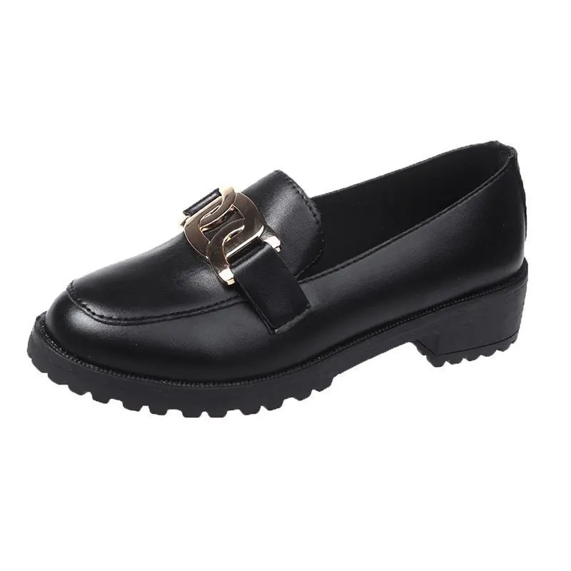 Loafers Women's Flat Shoes Spring New Style Thick Heel Single Shoes British Style Women's Shoes
Loafers Women's Flat Shoes Spring New Style Thick Heel Single Shoes British Style Women's Shoes