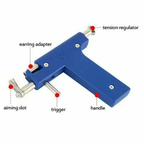 Ear Piercing Gun Set with Ears Studs Tools Ear Nose Lip Body Navel Piercing Tool Disposable Sterile with 98pcs Ear Studs Gun Kit
Ear Piercing Gun Set with Ears Studs Tools Ear Nose Lip Body Navel Piercing Tool Disposable Sterile with 98pcs Ear Studs Gun Kit